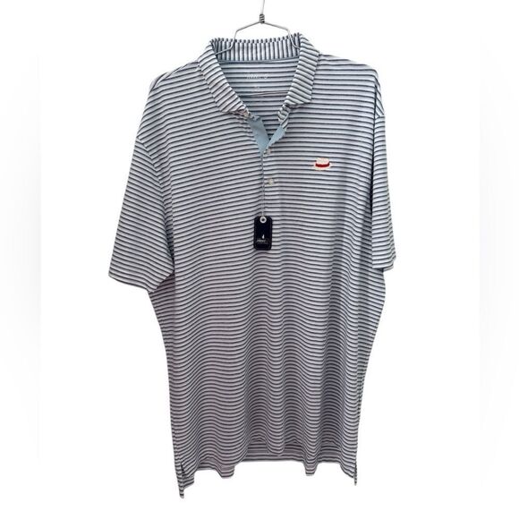 Johnnie-O Men’s Jory Golf Performance Polo fedora embroidery iceberg XL NWT - Picture 1 of 8